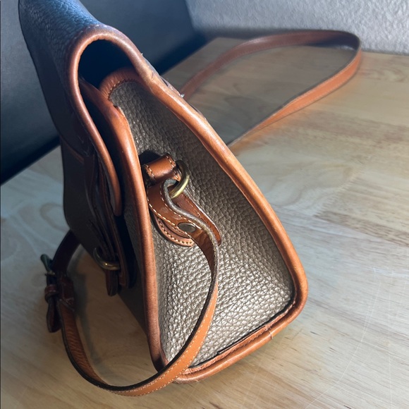 Dooney & Bourke Taupe and Tan Crossbody Bag - Picture 8 of 14